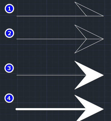 Как получить реквием стрелу в autocad